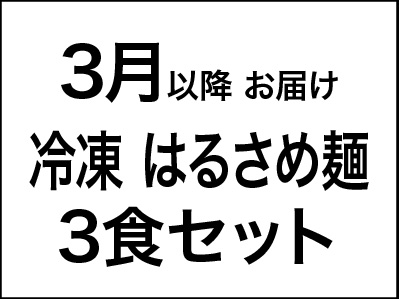 【3/1〜価格改定】〈送料込み〉緑豆はるさめ麺3食セット＜急速冷凍＞